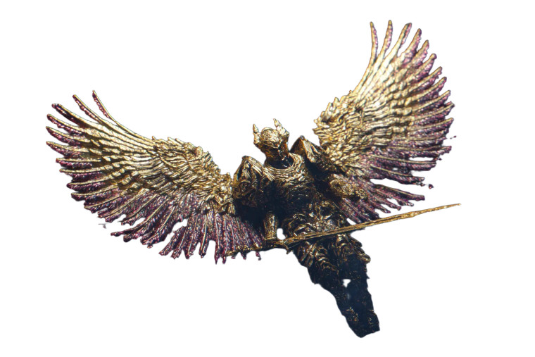 Golden Legend Wings Vinyl Car Decal Sticker – Waterproof & UV-Resistant 2.986666666666667"
