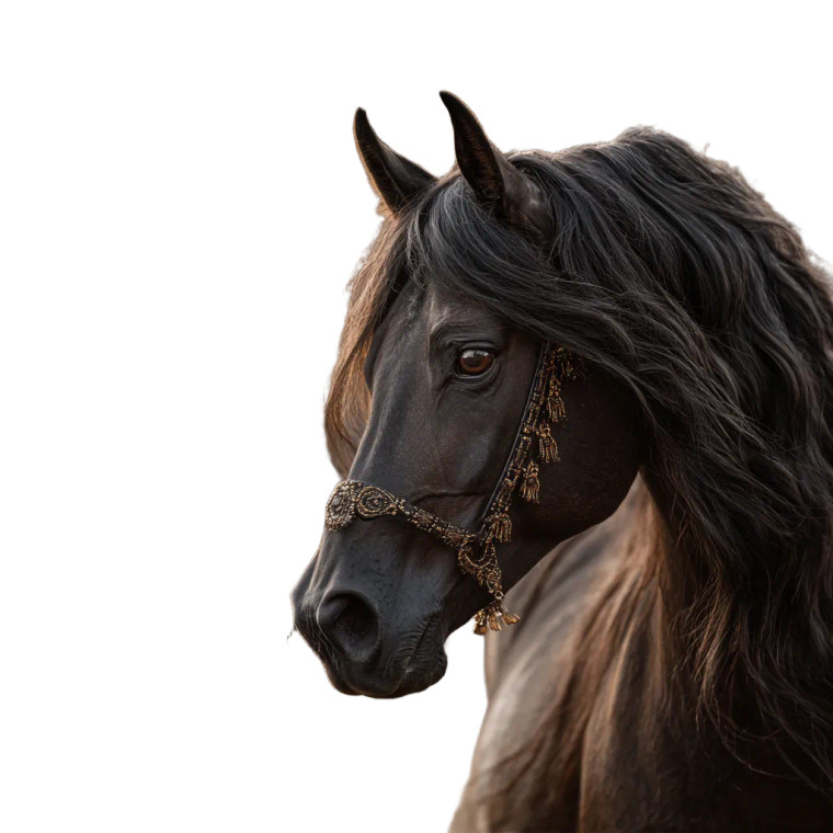 Champion Arabian Horse Vinyl Car Decal Sticker – Waterproof & UV-Resistant 6.826666666666667"