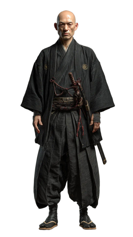 Samurai In Black Vinyl Car Decal Sticker – Waterproof & UV-Resistant 4.8533333333333335"