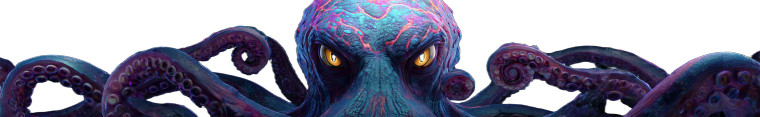 Stylized Octopus Deity Vinyl Car Decal Sticker – Waterproof & UV-Resistant 2.8