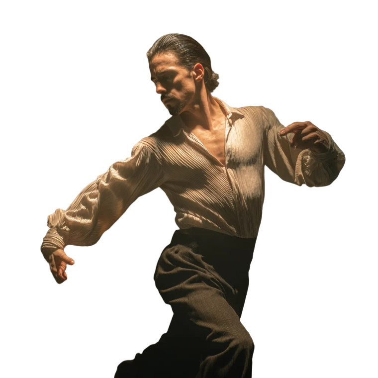 Tango Dancer Pose Vinyl Car Decal Sticker – Waterproof & UV-Resistant 3.4133333333333336"