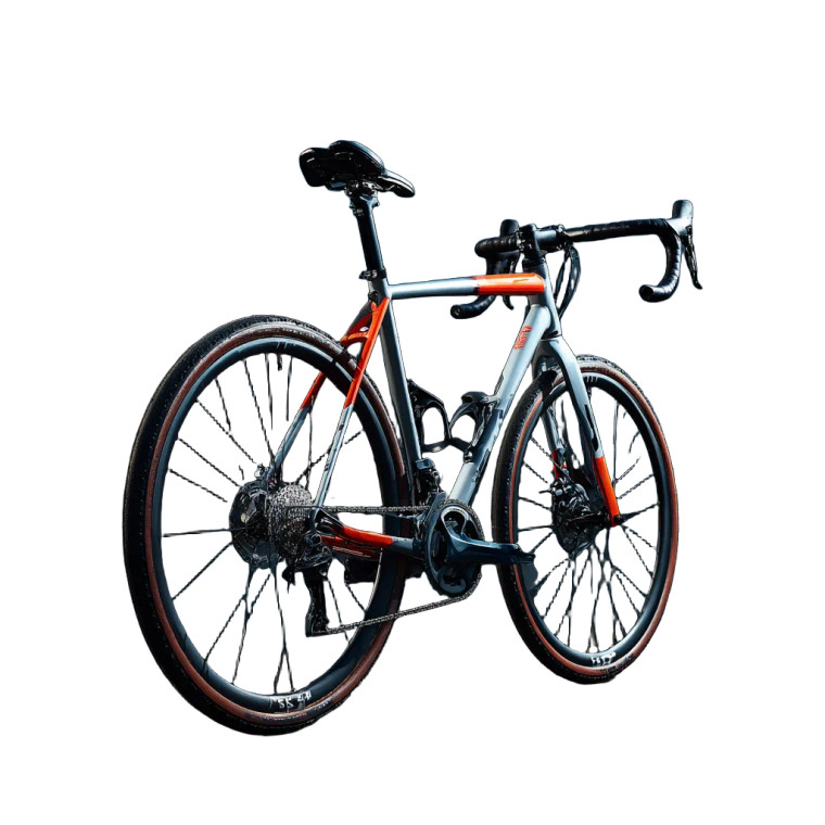 Road Bike V2 Vinyl Car Decal Sticker – Waterproof & UV-Resistant 3.4133333333333336"