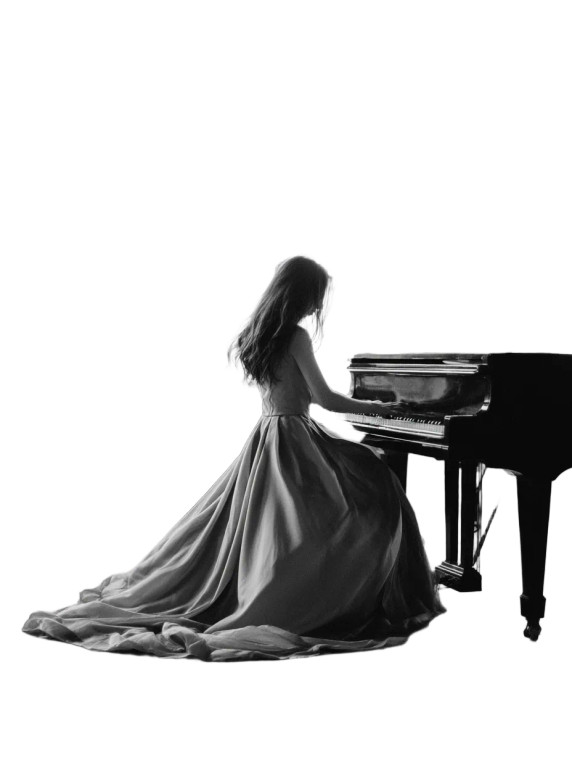 Russian Pianist Vinyl Car Decal Sticker – Waterproof & UV-Resistant 8.213333333333333"