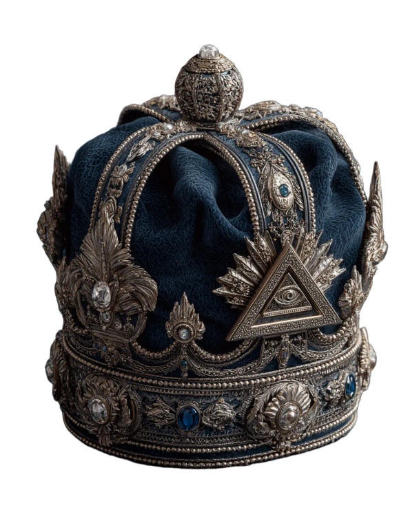 Royal Crown Vinyl Car Decal Sticker – Waterproof & UV-Resistant 4.0"