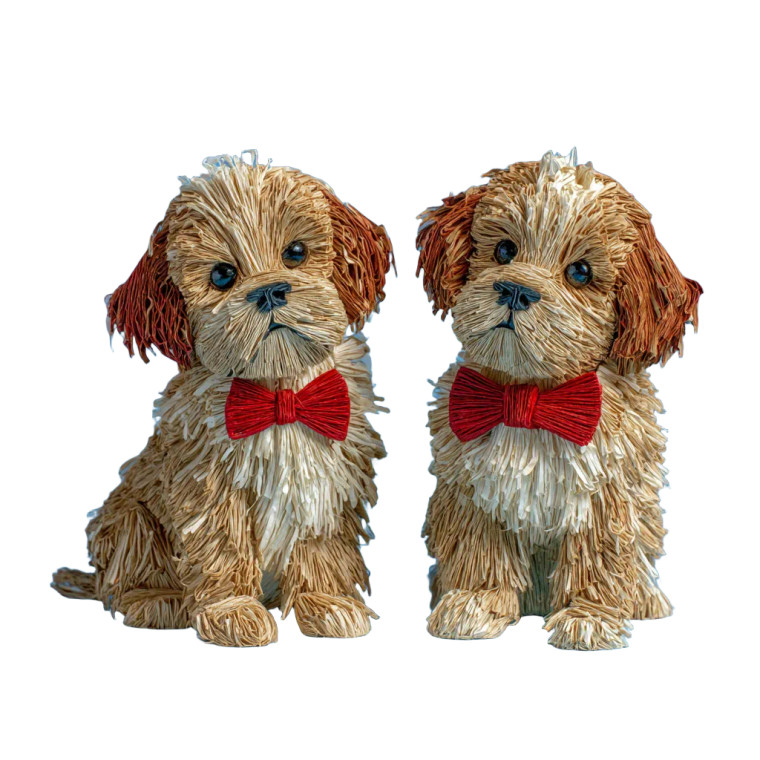 Papyrus Puppies Vinyl Car Decal Sticker – Waterproof & UV-Resistant 3.4133333333333336"