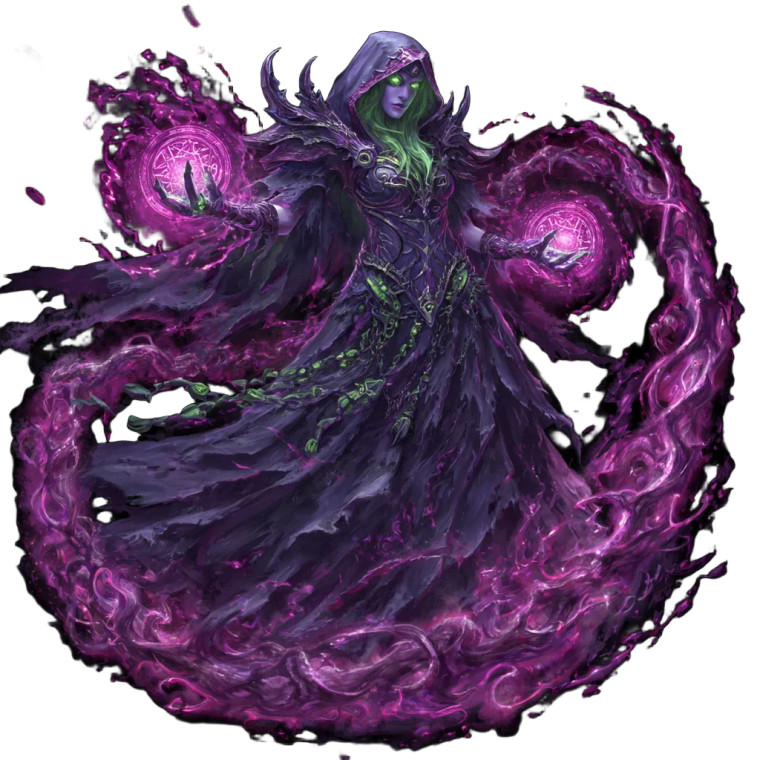 Warlock Casting Spell V3 Vinyl Car Decal Sticker – Waterproof & UV-Resistant 3.4133333333333336"