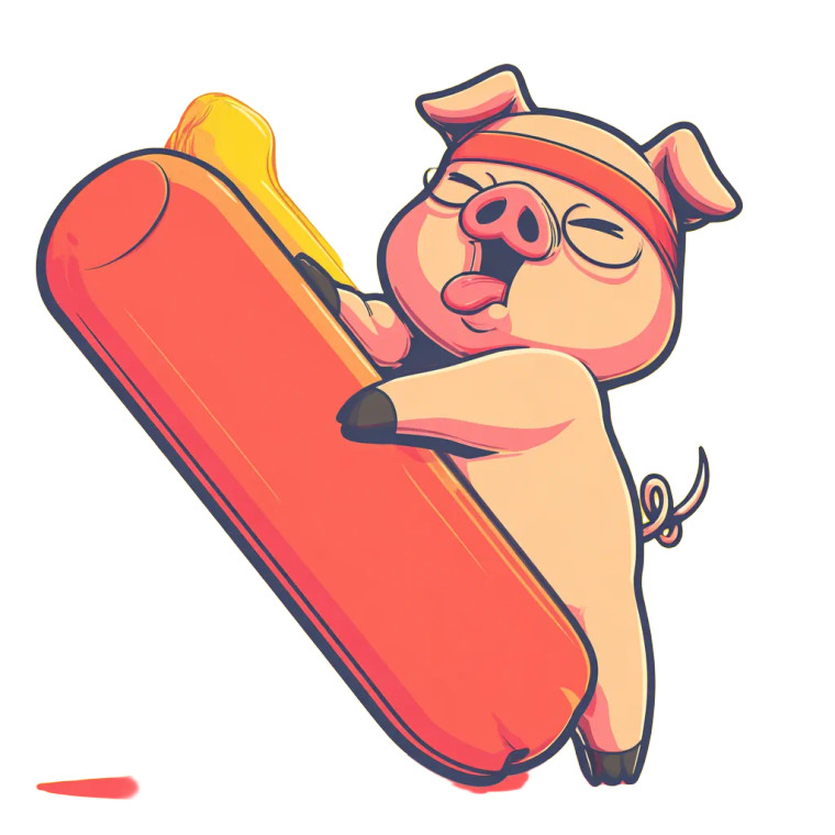 Cartoon Pig Zhu Bajie Vinyl Car Decal Sticker – Waterproof & UV-Resistant 6.826666666666667"