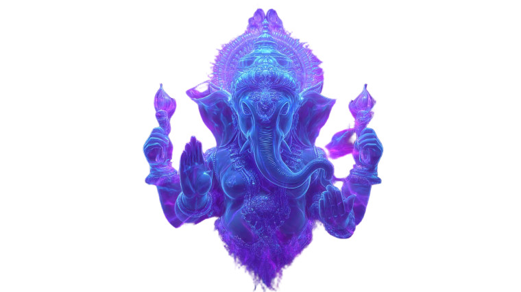 Sentient Ganesh Pulsating Vinyl Car Decal Sticker – Waterproof & UV-Resistant 5.4