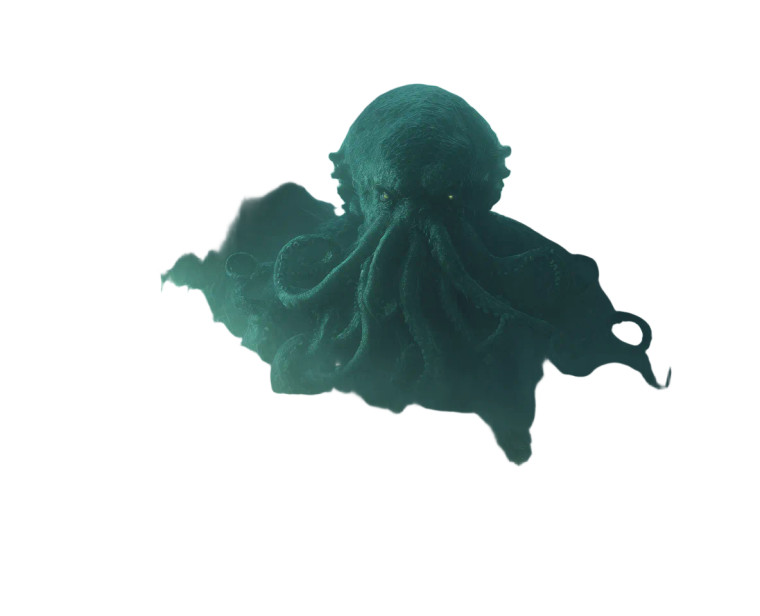 Rising Cthulhu V2 Vinyl Car Decal Sticker – Waterproof & UV-Resistant 3.2"