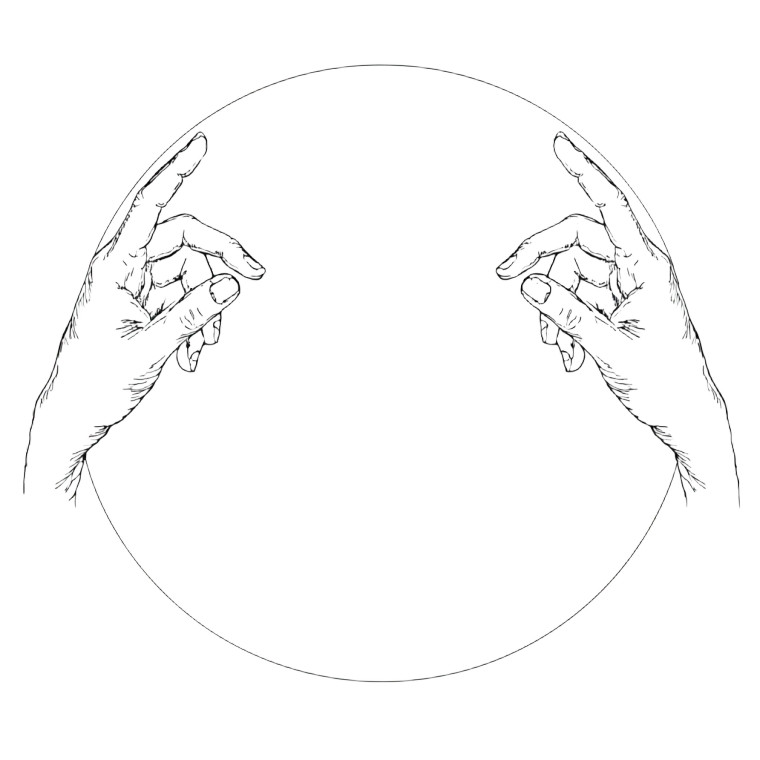 Circle Hands Vinyl Car Decal Sticker – Waterproof & UV-Resistant 6.826666666666667"