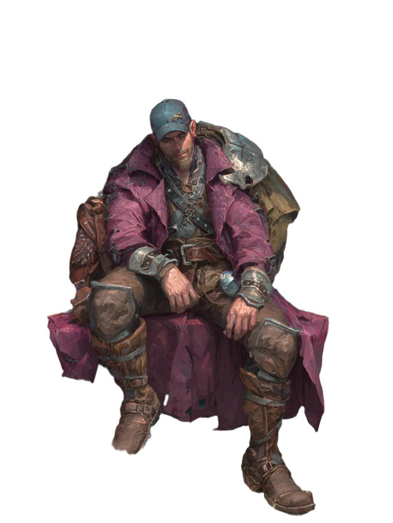 Warlock Fisherman Vinyl Car Decal Sticker – Waterproof & UV-Resistant 8.213333333333333"