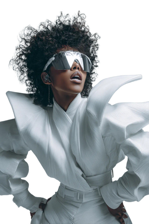 Futuristic Hip-Hop Icon V3 Vinyl Car Decal Sticker – Waterproof & UV-Resistant 8.96"