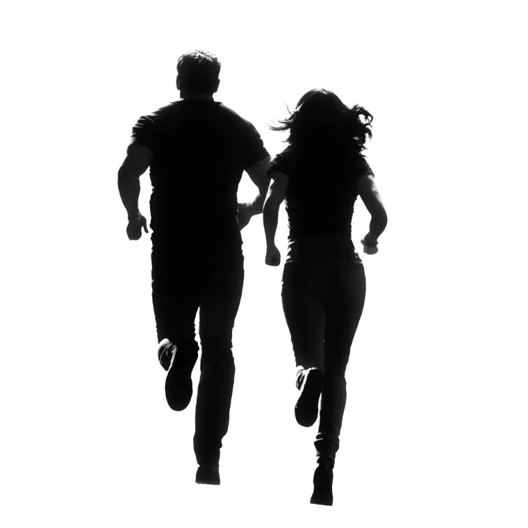 Silhouette Escape Vinyl Car Decal Sticker – Waterproof & UV-Resistant 6.826666666666667"