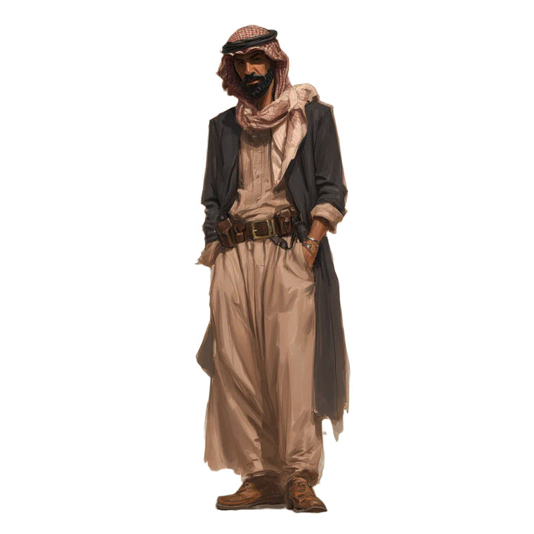 Saudi Cinematic Portrait Vinyl Car Decal Sticker – Waterproof & UV-Resistant 6.826666666666667"