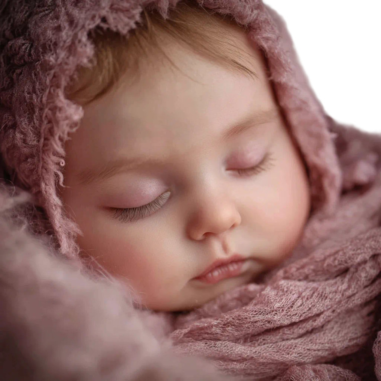 Newborn Baby Girl V6 Vinyl Car Decal Sticker – Waterproof & UV-Resistant 3.4133333333333336"