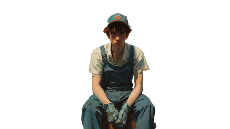 Factory Worker Contrast V2 Vinyl Car Decal Sticker – Waterproof & UV-Resistant 2.72" Factory Worker Contrast V2 Vinyl Car Decal Sticker – Waterproof & UV-Resistant 2.72"