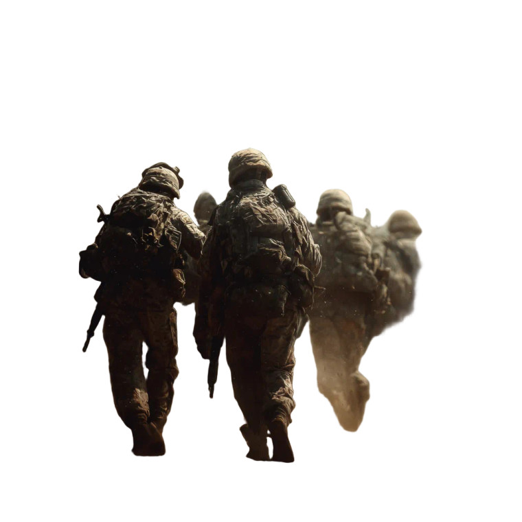 Battlefield Soldiers Maritime Vinyl Car Decal Sticker – Waterproof & UV-Resistant 3.4133333333333336"