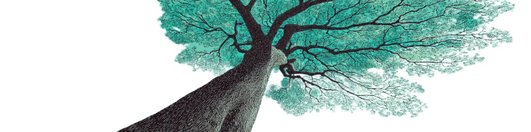 Digital Tree V2 Vinyl Car Decal Sticker – Waterproof & UV-Resistant 3.6266666666666665"