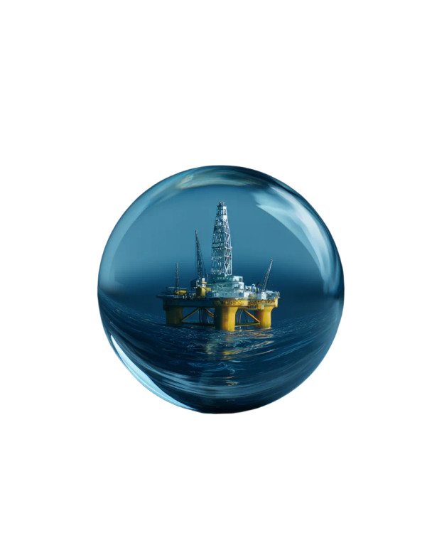 Glass Sphere Rig Vinyl Car Decal Sticker – Waterproof & UV-Resistant 4.0"