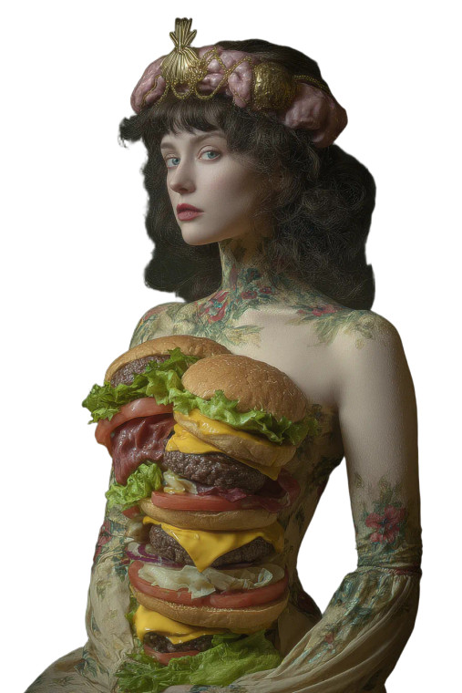Burgussy Woman Vinyl Car Decal Sticker – Waterproof & UV-Resistant 4.4