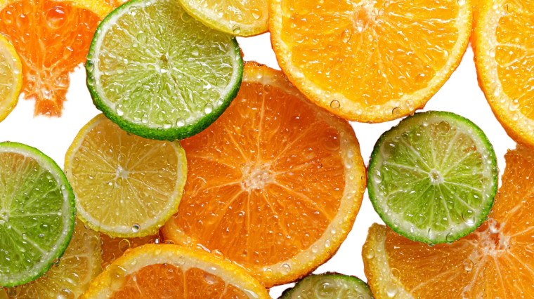 Juicy Citrus Fruits Vinyl Car Decal Sticker – Waterproof & UV-Resistant 5.4