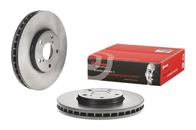 Eye-Catching Brembo Vented Brake Rotor | 296mm x 50.5mm x 32mm | Corrosion Resistant