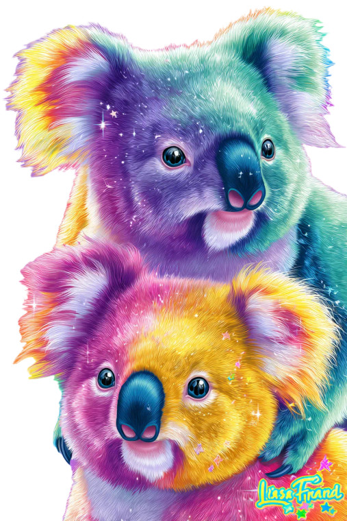 Rainbow Koalas Vinyl Car Decal Sticker – Waterproof & UV-Resistant 4.4