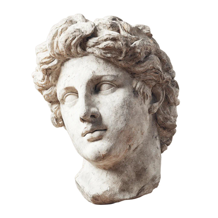 God Apollo Headshot Vinyl Car Decal Sticker – Waterproof & UV-Resistant 3.4133333333333336"