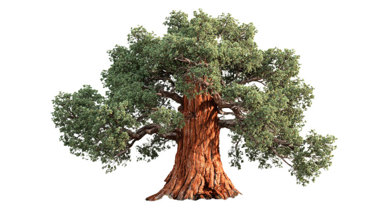 Giant Sequoia Tree V3 Vinyl Car Decal Sticker – Waterproof & UV-Resistant 2.72"