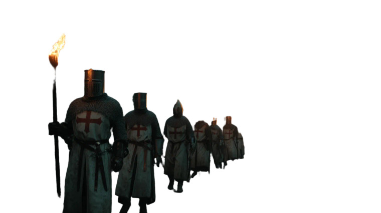 Templar Knights March Vinyl Car Decal Sticker – Waterproof & UV-Resistant 5.4