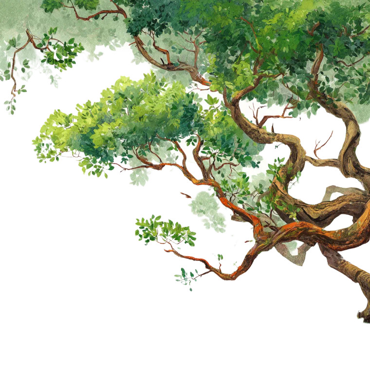 Pixar Tree Branches Vinyl Car Decal Sticker – Waterproof & UV-Resistant 3.4133333333333336"