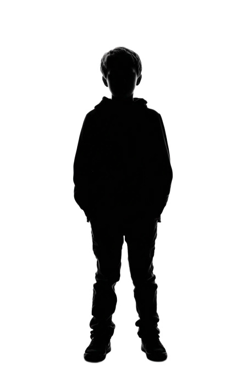 Silhouette Boy Vinyl Car Decal Sticker – Waterproof & UV-Resistant 4.4