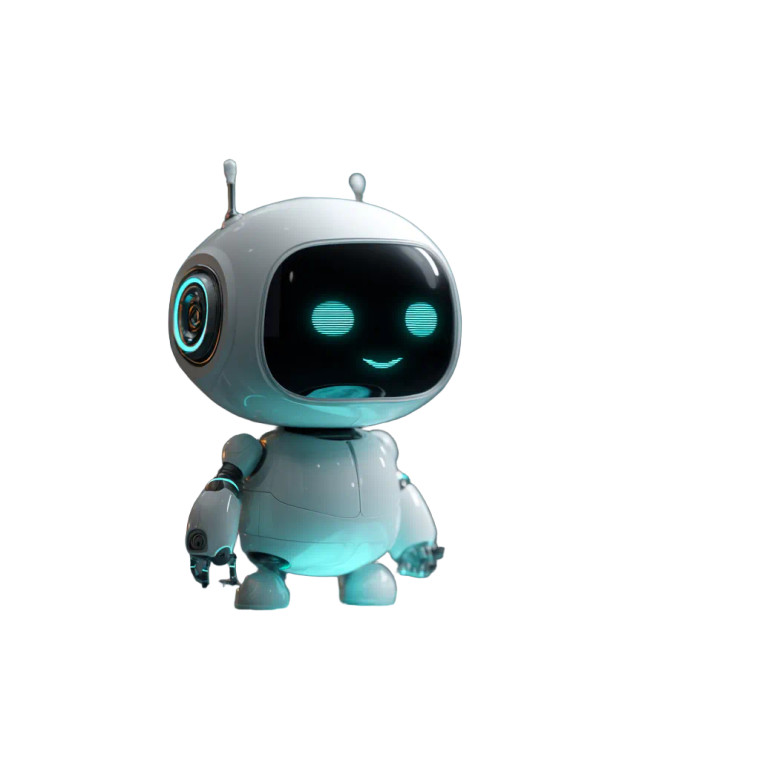 Holographic Ai Robot Vinyl Car Decal Sticker – Waterproof & UV-Resistant 3.4133333333333336"