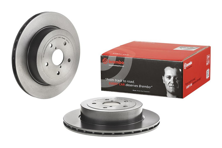 Brembo Brake Rotor | High Performance Vented Disc | For 2005-2007 Subaru Impreza