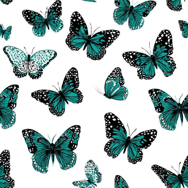 Butterfly Pattern V2 Vinyl Car Decal Sticker – Waterproof & UV-Resistant 3.4133333333333336"