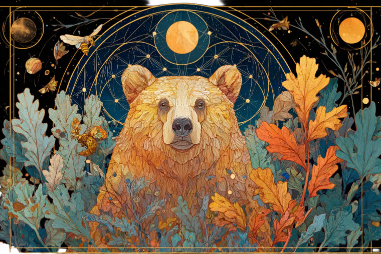 Wise Bear Icon Vinyl Car Decal Sticker – Waterproof & UV-Resistant 2.986666666666667"