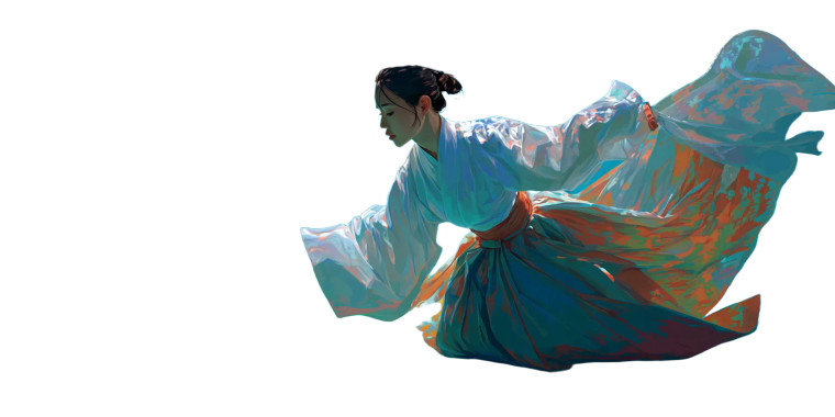 Underwater Aikido Girl Vinyl Car Decal Sticker – Waterproof & UV-Resistant 2.56"