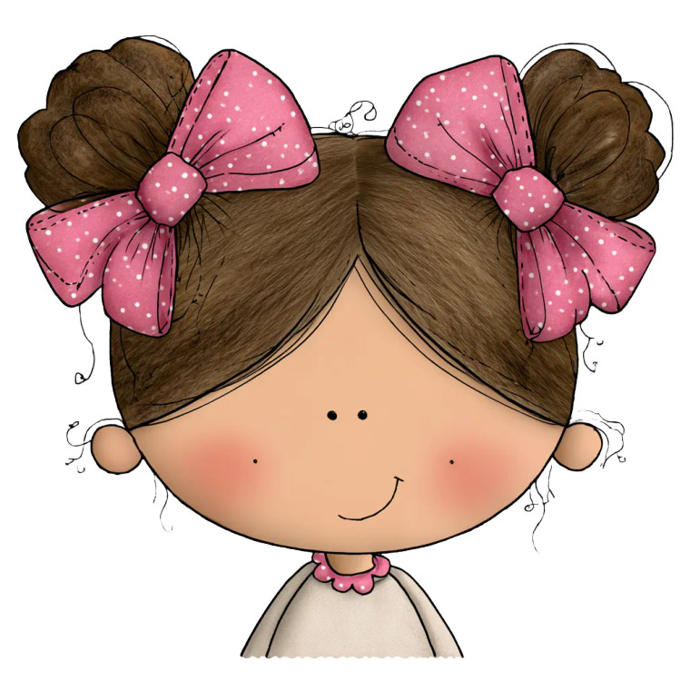 Cute Cartoon Girl V46 Vinyl Car Decal Sticker – Waterproof & UV-Resistant 3.4133333333333336"