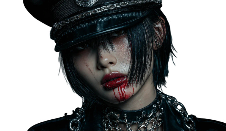 Horror Manga Officer Vinyl Car Decal Sticker – Waterproof & UV-Resistant 2.773333333333333