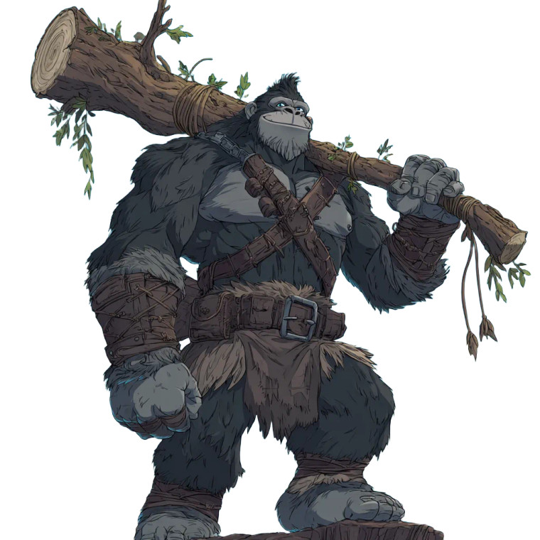 Gorilla Warrior V4 Vinyl Car Decal Sticker – Waterproof & UV-Resistant 6.826666666666667"