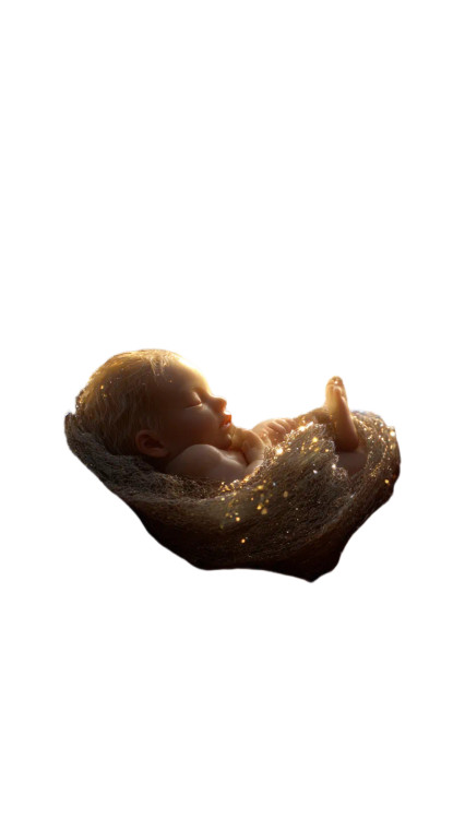 Galactic Cradle Vinyl Car Decal Sticker – Waterproof & UV-Resistant 4.8533333333333335"