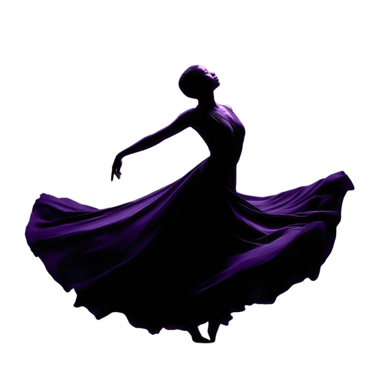 Elegant Dancer Silhouette Vinyl Car Decal Sticker – Waterproof & UV-Resistant 3.4133333333333336"
