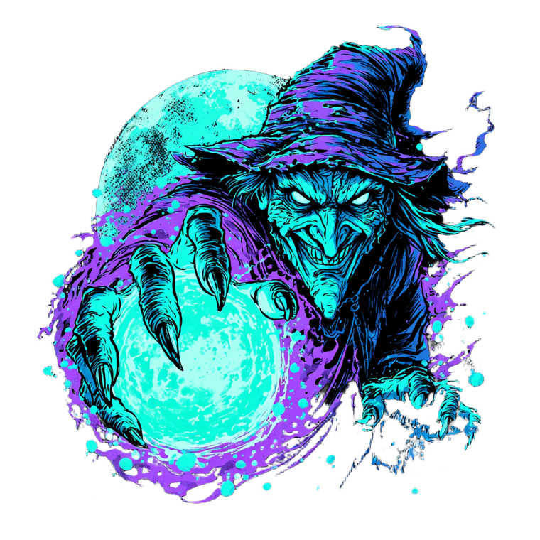 Evil Witch Head V2 Vinyl Car Decal Sticker – Waterproof & UV-Resistant 3.4133333333333336"