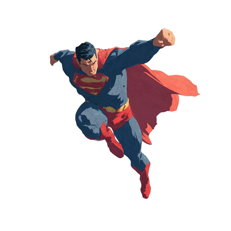 Superman Jumping V2 Vinyl Car Decal Sticker – Waterproof & UV-Resistant 3.4133333333333336"