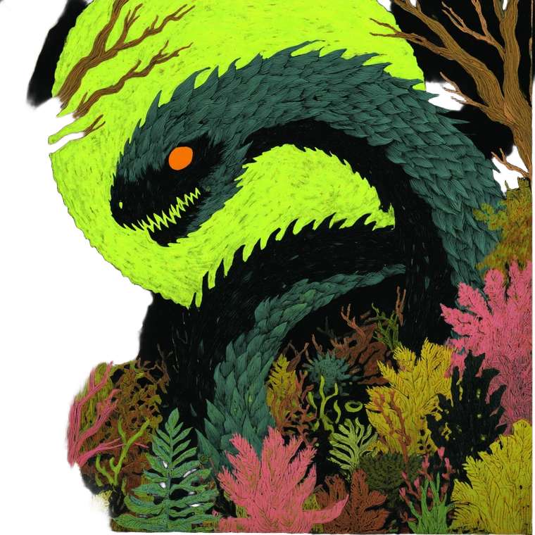 Gothic Leviathan Vinyl Car Decal Sticker – Waterproof & UV-Resistant 3.4133333333333336"