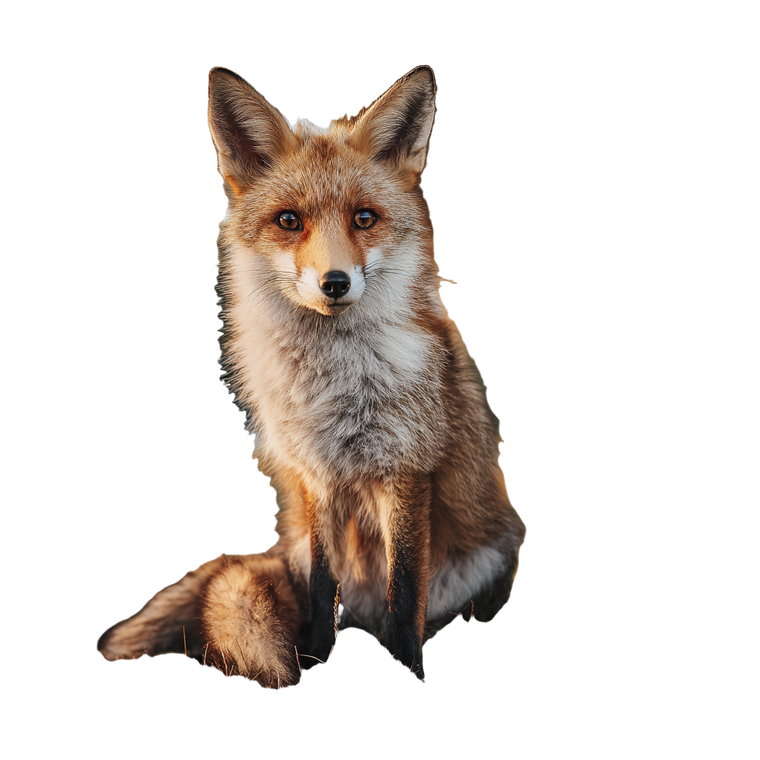 Adorable Fox Vinyl Car Decal Sticker – Waterproof & UV-Resistant 3.4133333333333336"