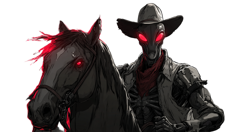 Alien Cowboy Moon Vinyl Car Decal Sticker – Waterproof & UV-Resistant 5.4