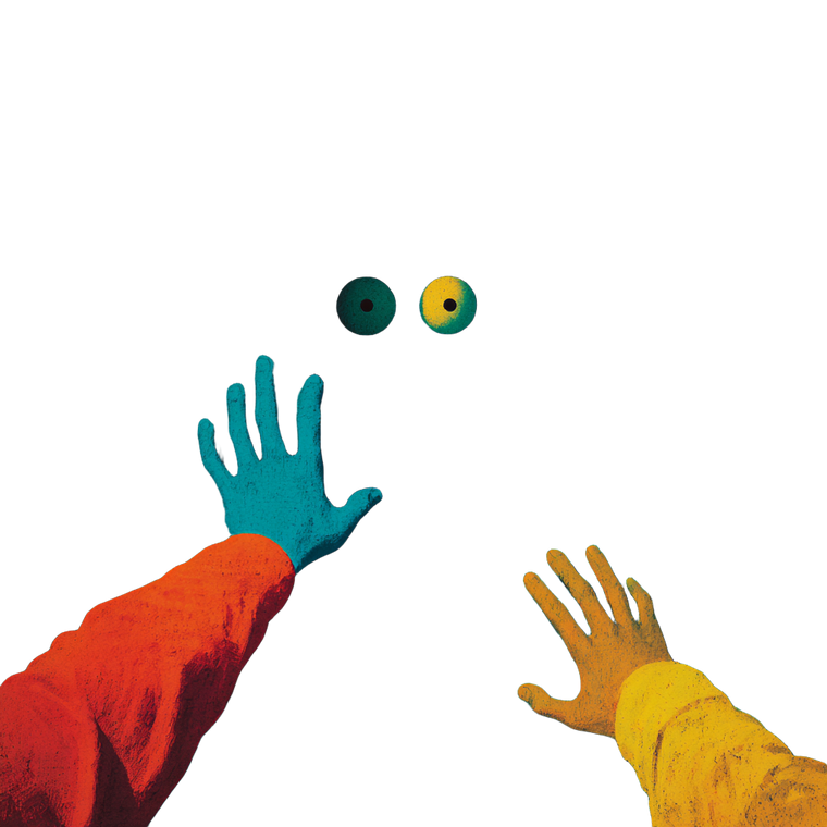 Colorful Scary Hands Vinyl Car Decal Sticker – Waterproof & UV-Resistant 3.4133333333333336"