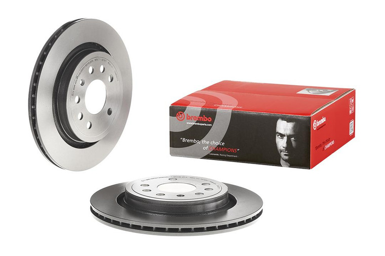 Brembo Brake Rotor | Vented Design for Saab 9-3 | Eye-Catching Finish for Maximum Safety