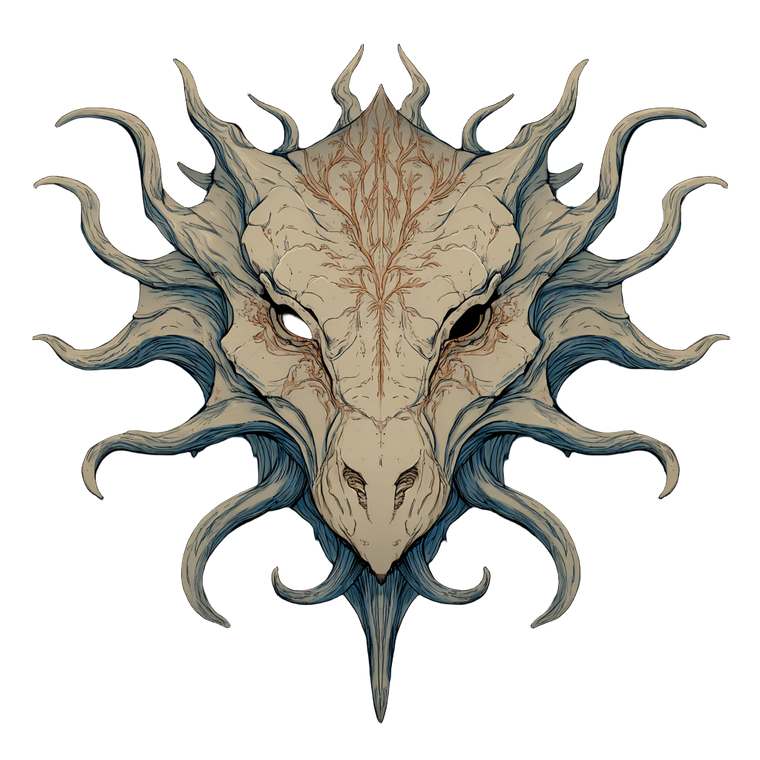 Mythical Emblem Creature Vinyl Car Decal Sticker – Waterproof & UV-Resistant 3.4133333333333336"
